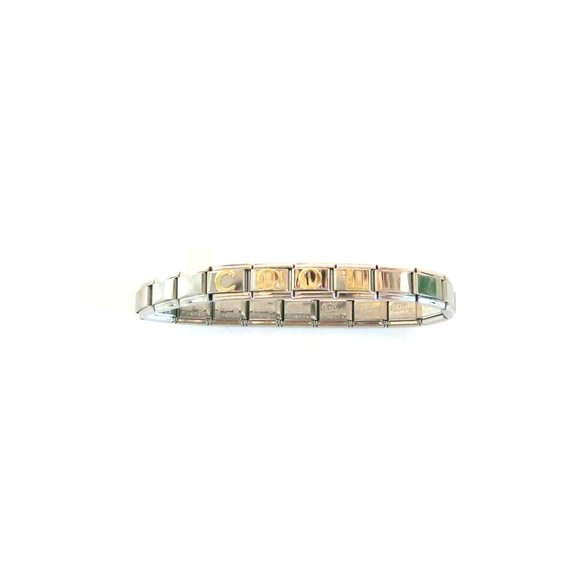 Vintage Ryry Firenze Stainless Steel Unisex Thin Style Stretch Bracelet "COOL" - Picture 4 of 9